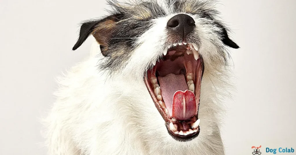 why do dogs yawn when you pet them